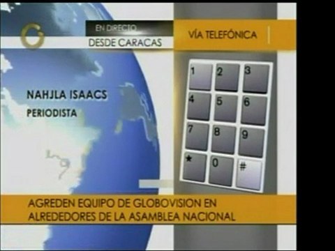 Otro trabajador de Globovision fue agredido en los alrededor