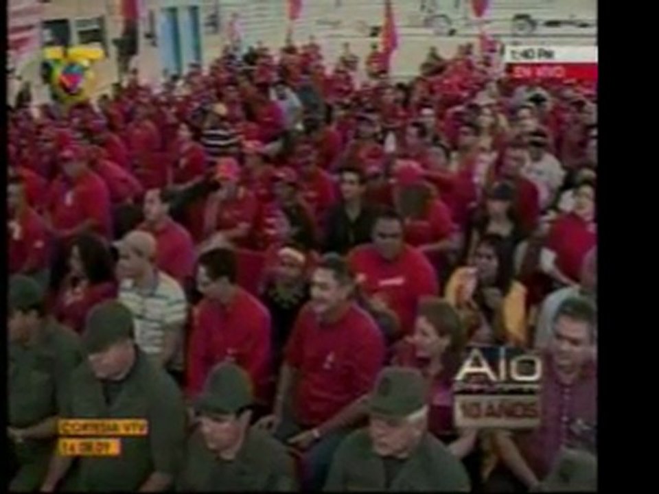 @globovision  Presidente Hugo Chavez en su programa dominica