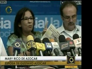 La esposa de Gustavo Azócar explicó públicamente por qué cre