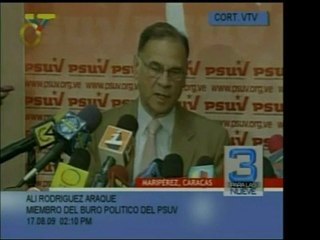 Alí Rodríguez Araque habló acerca de la posibilidad de una g