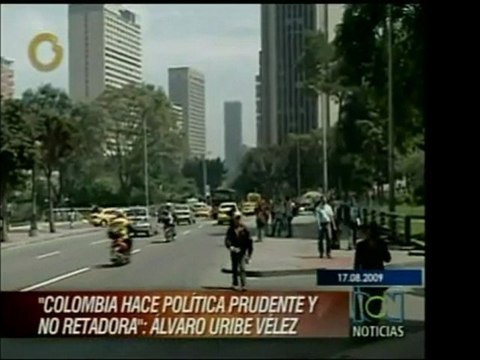 El Pdte. colombiano Álvaro Uribe respondió las aseveraciones