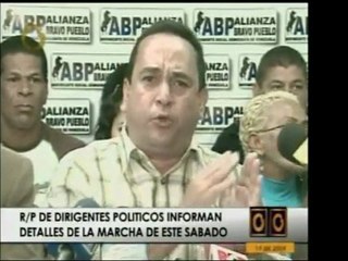 Oscar Perez, Pompeyo Márquez y otros líderes políticos llama