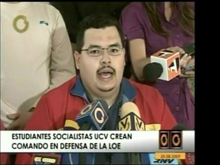 Estudiantes socialista de la UCV anunciaron la creación de l