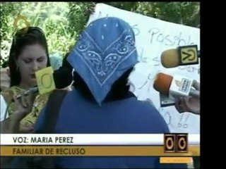 Familiares de reos de Tocorón insisten en que custodio mató