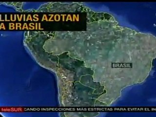 Crisis al sur de Brasil por precipitaciones