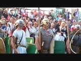 entrée d'Hadrien dans les arènes de Nimes