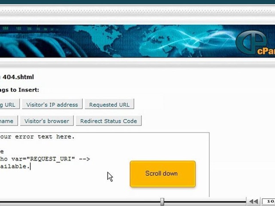 Create custom error pages in cPanel | cPanel Custom Error Pages