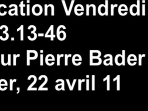 Prédication Vendredi Saint-Large
