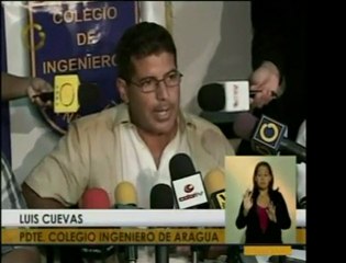 El Colegio de Ingenieros de Carabobo advirtió acerca de erro