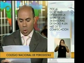 El CNP pidió al gobierno devolver las señales de radio a las