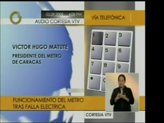 El pdte. del Metro de Caracas actualiza la situación de la e