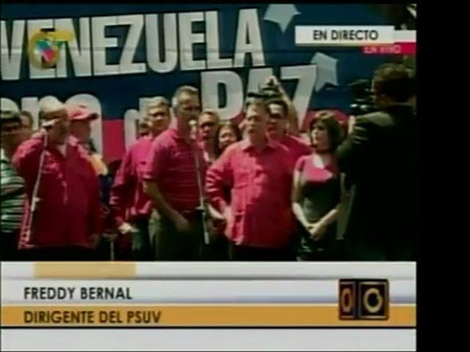 Darío Vivas y Freddy Bernal  resaltaron la necesidad de movi