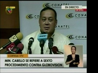 El Min. Diosdado Cabello habló acerca de la sanción a Globov