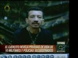 Videos de diez militares colombianos que se encuentran en po