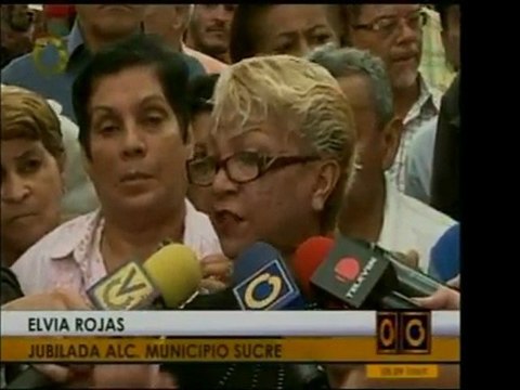 Jubilados de la Alcaldía de Sucre reclaman que concejales n