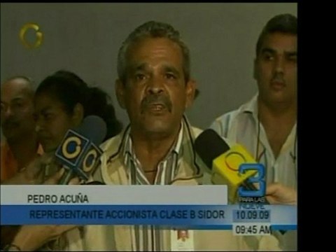 Accionistas Clase B de SIDOR declaran como ilegal la reunión