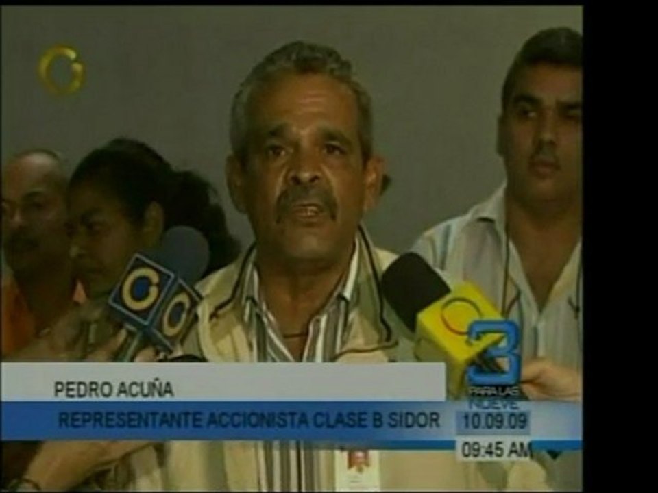 Accionistas Clase B de SIDOR declaran como ilegal la reunión