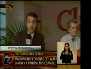 Directivos de El Clarín de Argentina, denuncian que el gobie