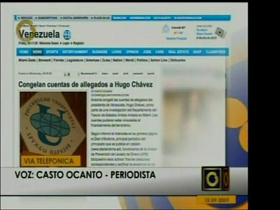El gobierno de Andorra congeló cuentas de personas allegadas