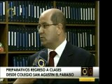 Reporte desde dos colegios capitalinos donde las autoridades