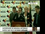 Distintas autoridades de Miranda denuncian que el incendio d