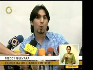 El Concejal Freddy Guevara dijo que al reunirse con diputado