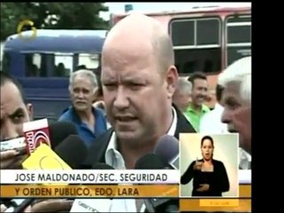 Lara no tuvo transporte público durante la mañana como parte