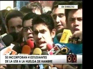 Los estudiantes de la USB anuncian que 16 jovenes de esa uni