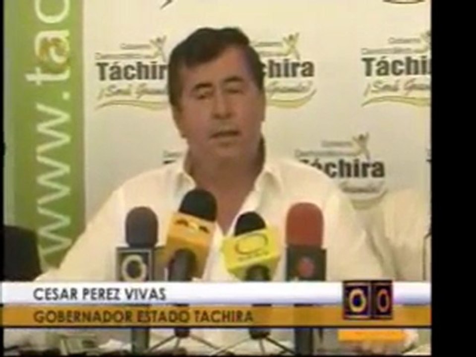 @globovision  Reacciones del gobernador del Tachira, Cesar P