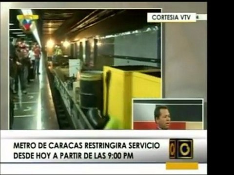 El Metro de Caracas estará paralizado entre las estaciones C
