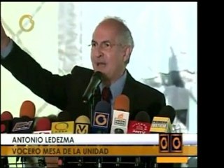 Antonio Ledezma recalcó que la agenda debe ser más social qu