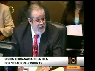 Se denunció en la OEA que el gobierno de Micheletti atacó co