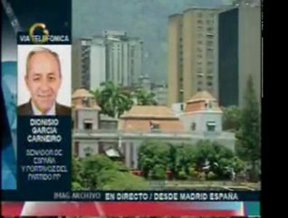 @Globovision Entrevista con el Senador espa�ol Dionisio Garc