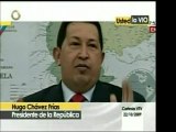 Usted lo vio. El Presidente Chavez habla acerca del ahorro d