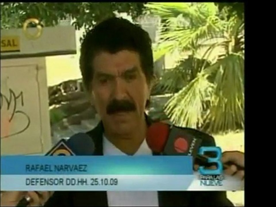 El defensor de Derechos Humanos Rafael Narváez ofrece cifras