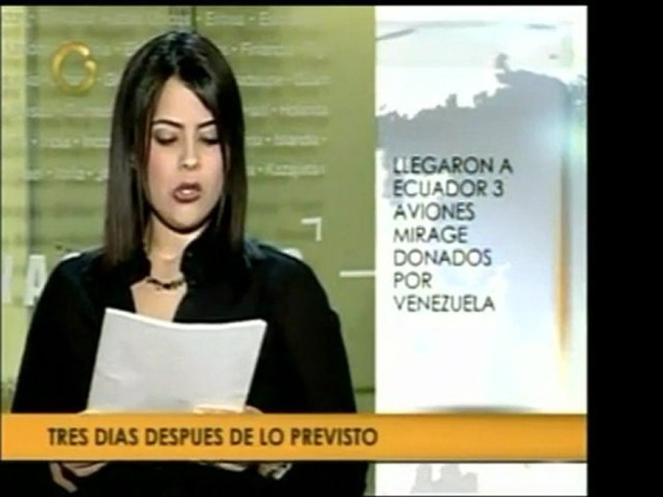 Ya llegaron a Ecuador los aviones Mirage donados por Venezue