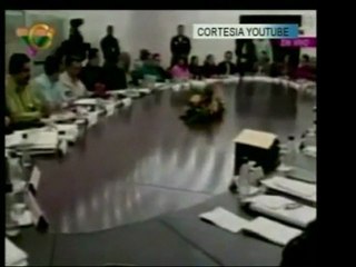 Declaraciones del Presidente Chavez en reunión con sus Minis