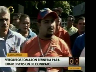 La refinería de Puerto La Cruz fue tomada por trabajadores p