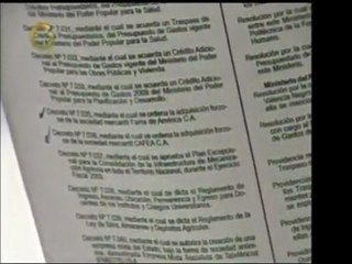 Hoy se decreta en Gaceta Oficial la expropiación de Fama de