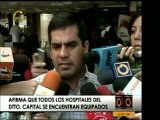 El Min. de Salud Carlos Rotondaro aseguró que los hospitales