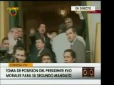 Evo Morales toma posesión de la Presidencia de Bolivia por s