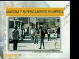 Nuevas protestas en Mérida por apagones culminaron en enfren