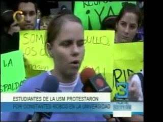 La Univ. Santa María nuevamente es motivo de protestas por c