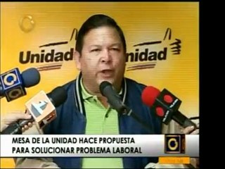 La Mesa de la Unidad reclamó atropello del gobierno nacional