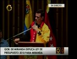 Capriles Radonsky reclama a la AN que se revise y modifique