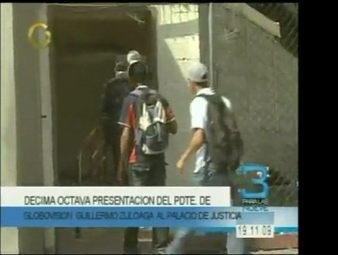 El pdte. de Globovision, Guillermo Zuloaga, se presentó por