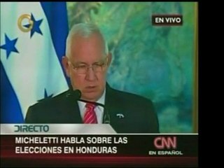 Roberto Michelleti dijo que se retiraría del poder para ayud