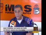 @Globovision MAS: rechazamos las bases militares de Estados