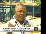 Al iniciarse la discusión del contrato colectivo petrolero,