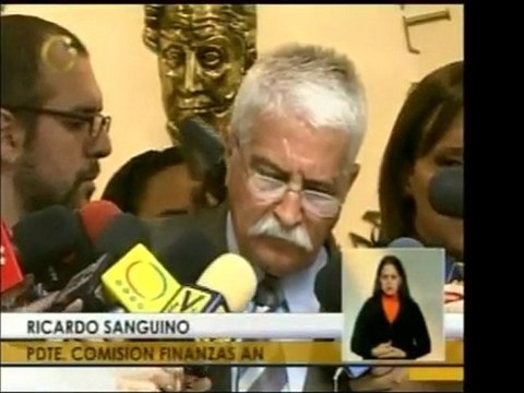 Ricardo Sanguino, de la Com. de Finanzas de la AN dijo que n